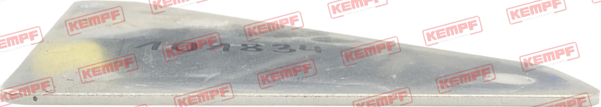 101834 Kempf Halter f. Elektroausr., eloxiert, f. Seitenmarkierungsleuchte, f. Seitenanfahrschutz